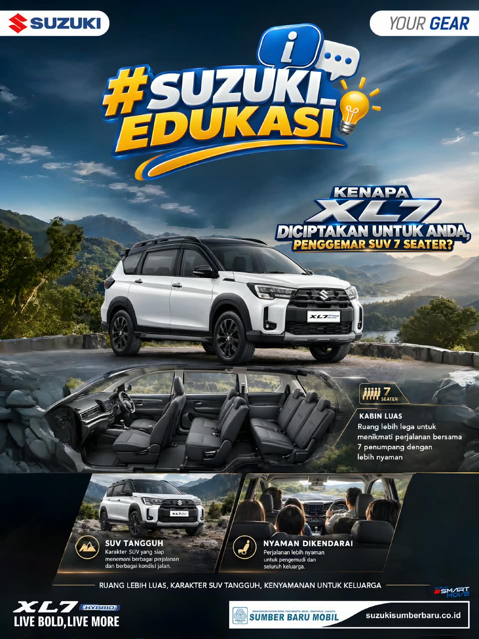 Suzuki XL7 Hybrid Hadir Jawab Kebutuhan Penggemar SUV 7-Seater Keluarga